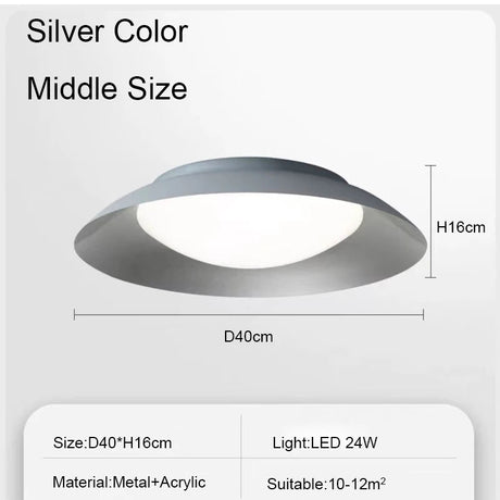 Nordic Minimalist LED Ceiling Lamp - Hans Lumiere