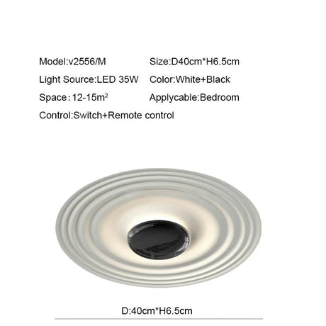 Nordic Minimalist LED Ceiling Lamp Art Deco Fixture - Hans Lumiere