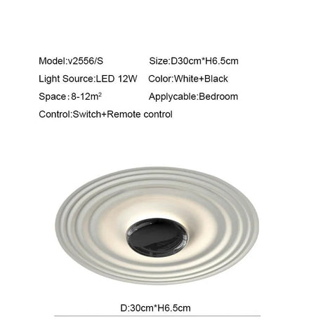 Nordic Minimalist LED Ceiling Lamp Art Deco Fixture - Hans Lumiere