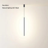 Nordic Minimalist LED Linear Pendant Light for Living Room and Bedroom - Hans Lumiere