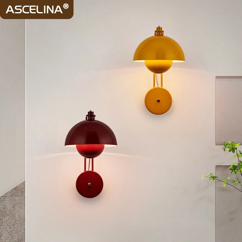 Nordic Minimalist Multicolor LED Iron Wall Sconce - Hans Lumiere