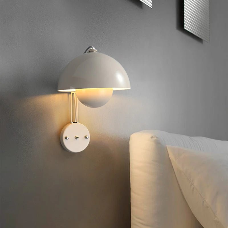 Nordic Minimalist Multicolor LED Iron Wall Sconce - Hans Lumiere