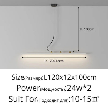 Nordic Minimalist Restaurant Pendant Lamp - Hans Lumiere