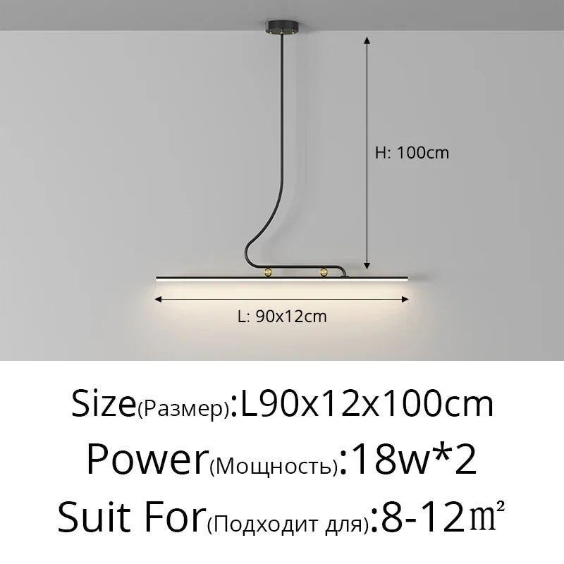 Nordic Minimalist Restaurant Pendant Lamp - Hans Lumiere