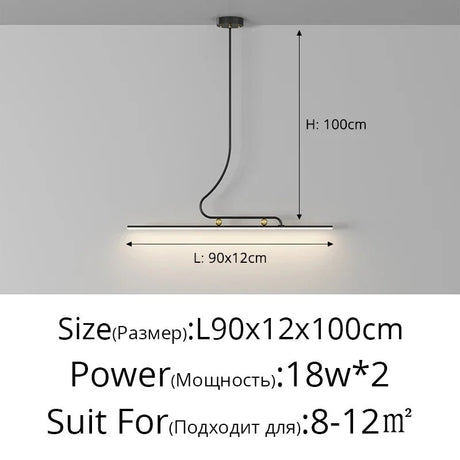 Nordic Minimalist Restaurant Pendant Lamp - Hans Lumiere