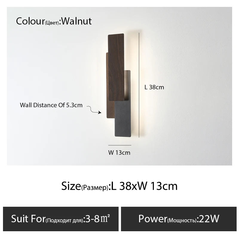 Nordic Modern Background Wall Lamp - Hans Lumiere