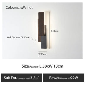 Nordic Modern Background Wall Lamp - Hans Lumiere