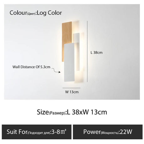 Nordic Modern Background Wall Lamp - Hans Lumiere