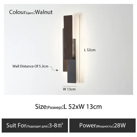 Nordic Modern Background Wall Lamp - Hans Lumiere