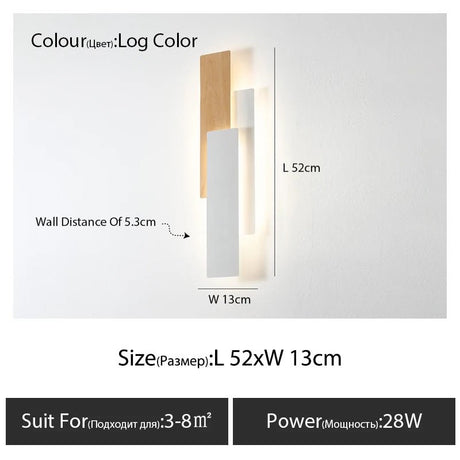 Nordic Modern Background Wall Lamp - Hans Lumiere