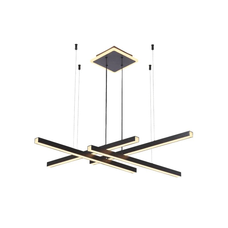 Nordic Modern Dimmable LED Ring Chandelier for Living Room - Hans Lumiere