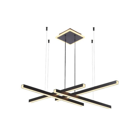 Nordic Modern Dimmable LED Ring Chandelier for Living Room - Hans Lumiere