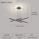 Nordic Modern Dimmable LED Ring Chandelier for Living Room - Hans Lumiere