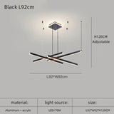 Nordic Modern Dimmable LED Ring Chandelier for Living Room - Hans Lumiere