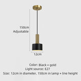 Nordic Modern Gold Chandelier Pendant Light - Hans Lumiere