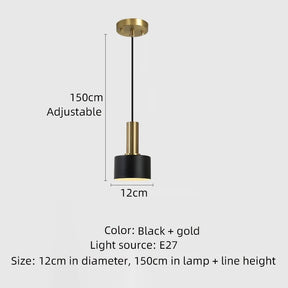 Nordic Modern Gold Chandelier Pendant Light - Hans Lumiere