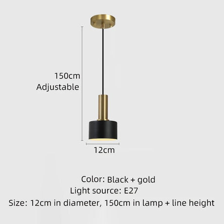 Nordic Modern Gold Chandelier Pendant Light - Hans Lumiere