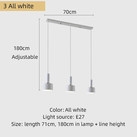 Nordic Modern Gold Chandelier Pendant Light - Hans Lumiere