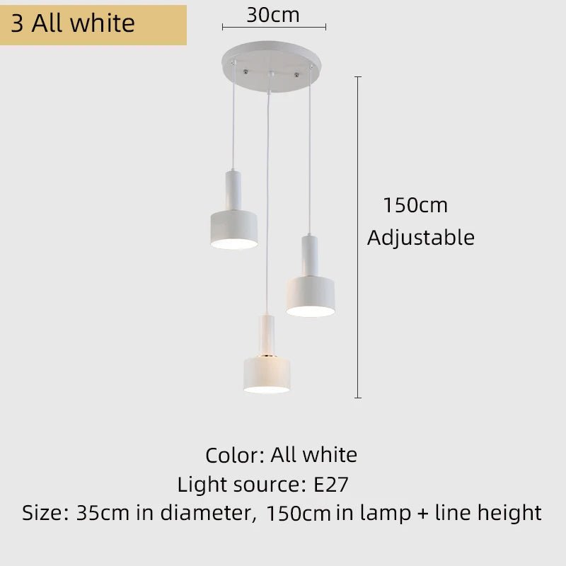Nordic Modern Gold Chandelier Pendant Light - Hans Lumiere