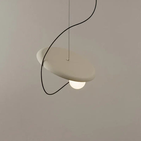 Nordic Modern Metal Pendant Light – Single Hanging Lamp for Bedside, Bar & Kitchen - Hans Lumiere