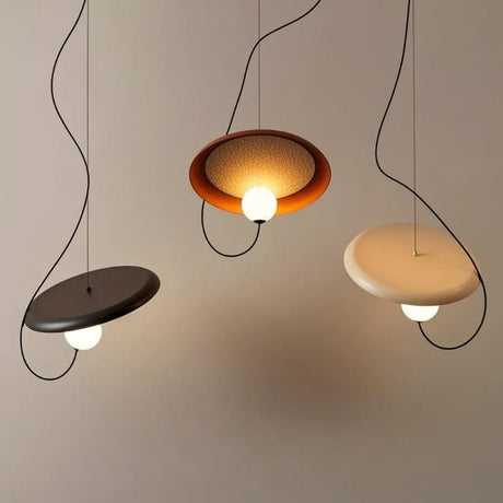 Nordic Modern Metal Pendant Light – Single Hanging Lamp for Bedside, Bar & Kitchen - Hans Lumiere