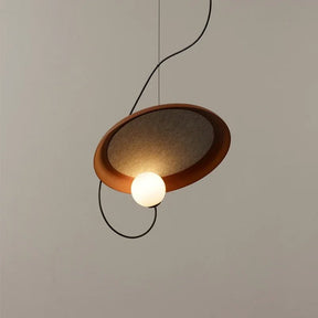Nordic Modern Metal Pendant Light – Single Hanging Lamp for Bedside, Bar & Kitchen - Hans Lumiere