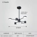 Nordic Modern Minimalist LED Chandelier - Hans Lumiere