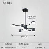 Nordic Modern Minimalist LED Chandelier - Hans Lumiere