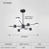 Nordic Modern Minimalist LED Chandelier - Hans Lumiere