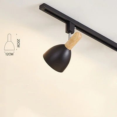 Nordic Modern Wooden LED Track Light - Hans Lumiere