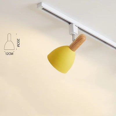 Nordic Modern Wooden LED Track Light - Hans Lumiere