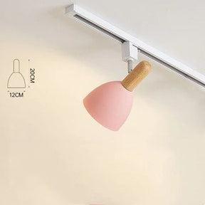 Nordic Modern Wooden LED Track Light - Hans Lumiere