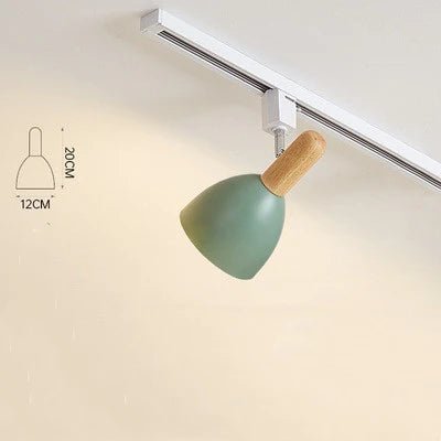 Nordic Modern Wooden LED Track Light - Hans Lumiere