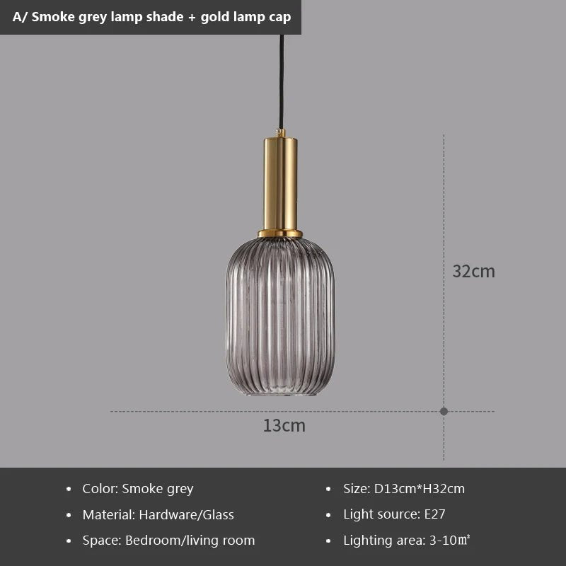 Nordic Retro Colorful Glass Pendant Lights - Hans Lumiere