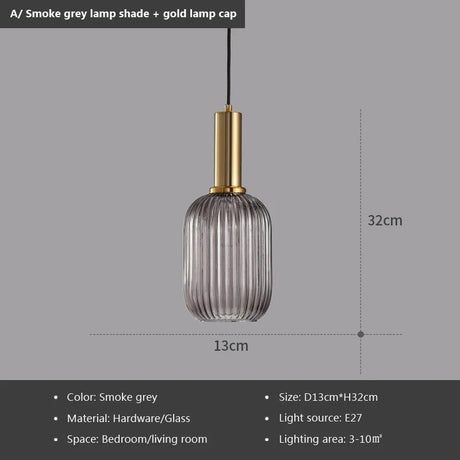 Nordic Retro Colorful Glass Pendant Lights - Hans Lumiere