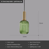 Nordic Retro Colorful Glass Pendant Lights - Hans Lumiere
