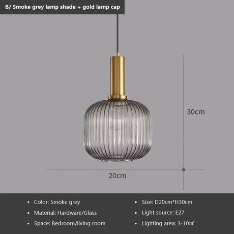 Nordic Retro Colorful Glass Pendant Lights - Hans Lumiere
