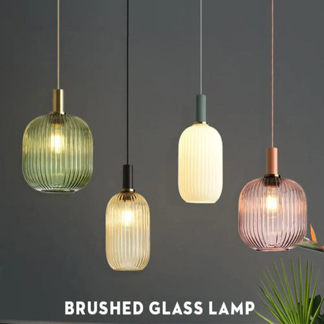 Nordic Retro Colorful Glass Pendant Lights - Hans Lumiere