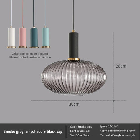 Nordic Retro Colorful Glass Pendant Lights - Hans Lumiere