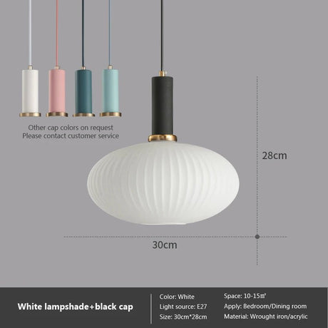 Nordic Retro Colorful Glass Pendant Lights - Hans Lumiere