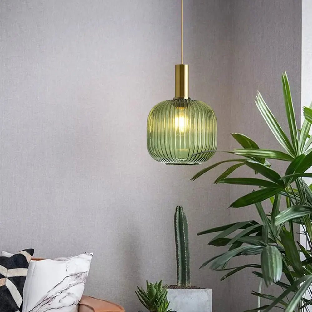 Nordic Retro Colorful Glass Pendant Lights - Hans Lumiere