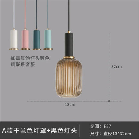 Nordic Retro Colorful Glass Pendant Lights - Hans Lumiere
