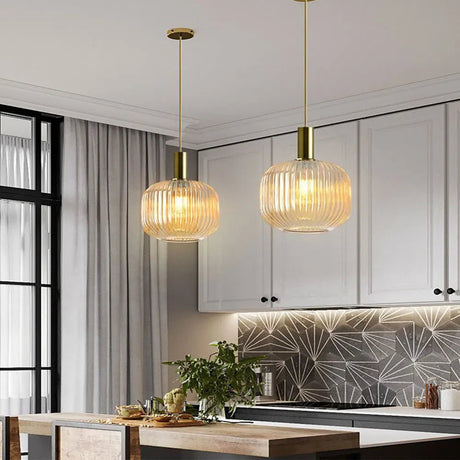Nordic Retro Colorful Glass Pendant Lights - Hans Lumiere
