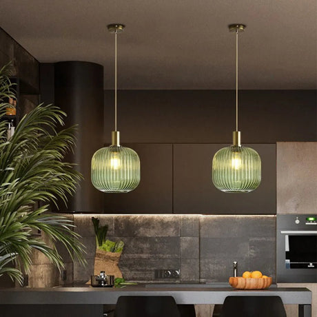 Nordic Retro Colorful Glass Pendant Lights - Hans Lumiere