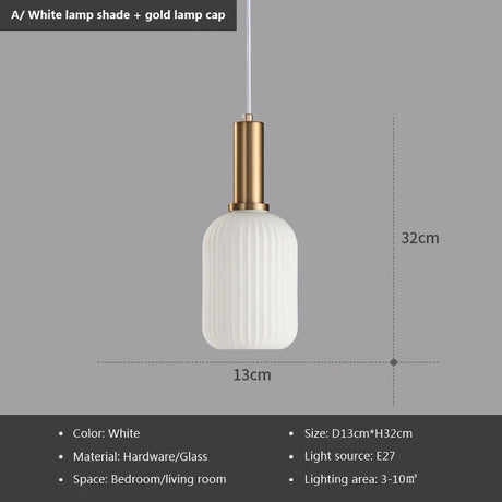 Nordic Retro Colorful Glass Pendant Lights - Hans Lumiere