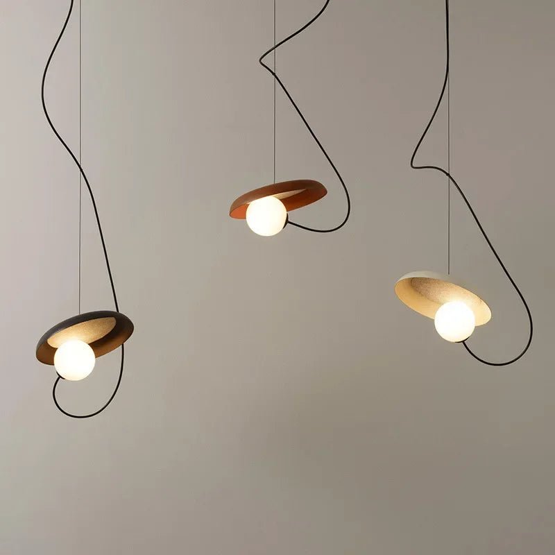 Nordic Retro LED Magnetic Chandelier 3D Ball Pendant Lights - Hans Lumiere
