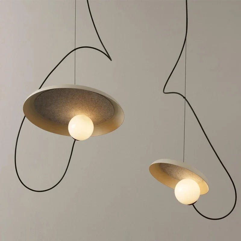 Nordic Retro LED Magnetic Chandelier 3D Ball Pendant Lights - Hans Lumiere