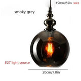 Nordic Retro Water Ripple Luster Glass Pendant Light - Hans Lumiere