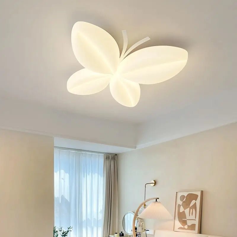 Nordic Romantic Butterfly Children's Room Ceiling Light - Hans Lumiere