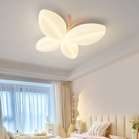 Nordic Romantic Butterfly Children's Room Ceiling Light - Hans Lumiere